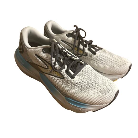 Men US-10 Brooks Glycerin 21 Sneakers Shoes Running Coconut Forged Iron Yellow main image 7